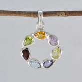 Katharina Multicolor Gemstone Pendant - Vibrant Jewelry